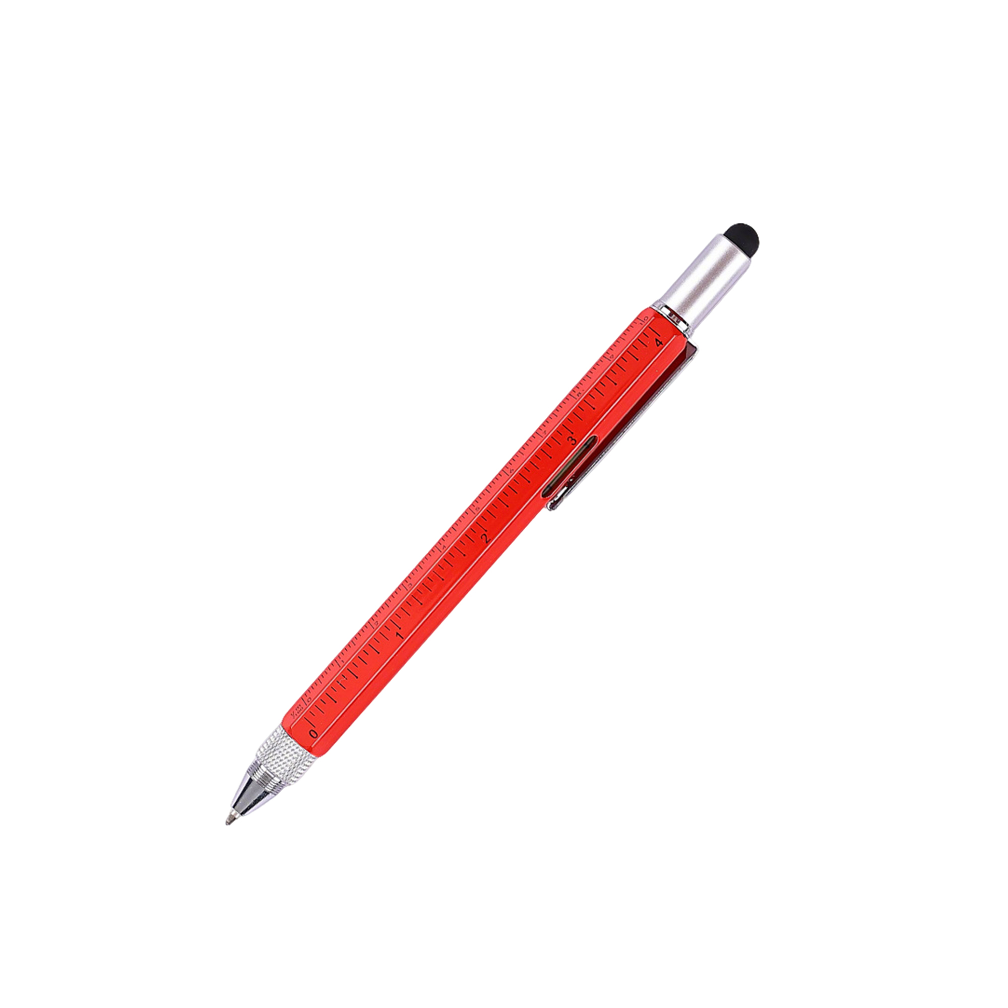 Twist Action Multi Tool Ballpoint Pen With Ruler 9.5 x 0.38 x 0.38" 1