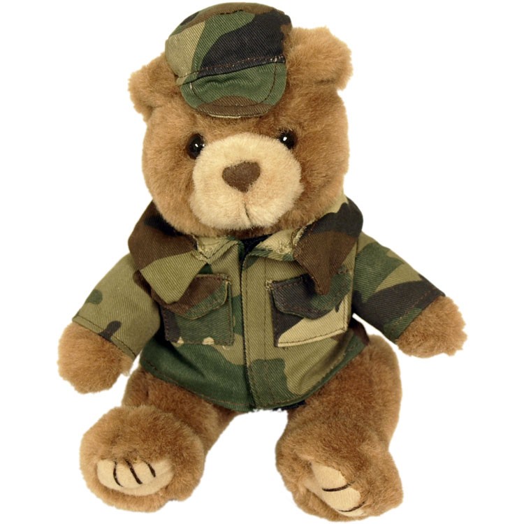 8" Marine Bear - Green Camo 2