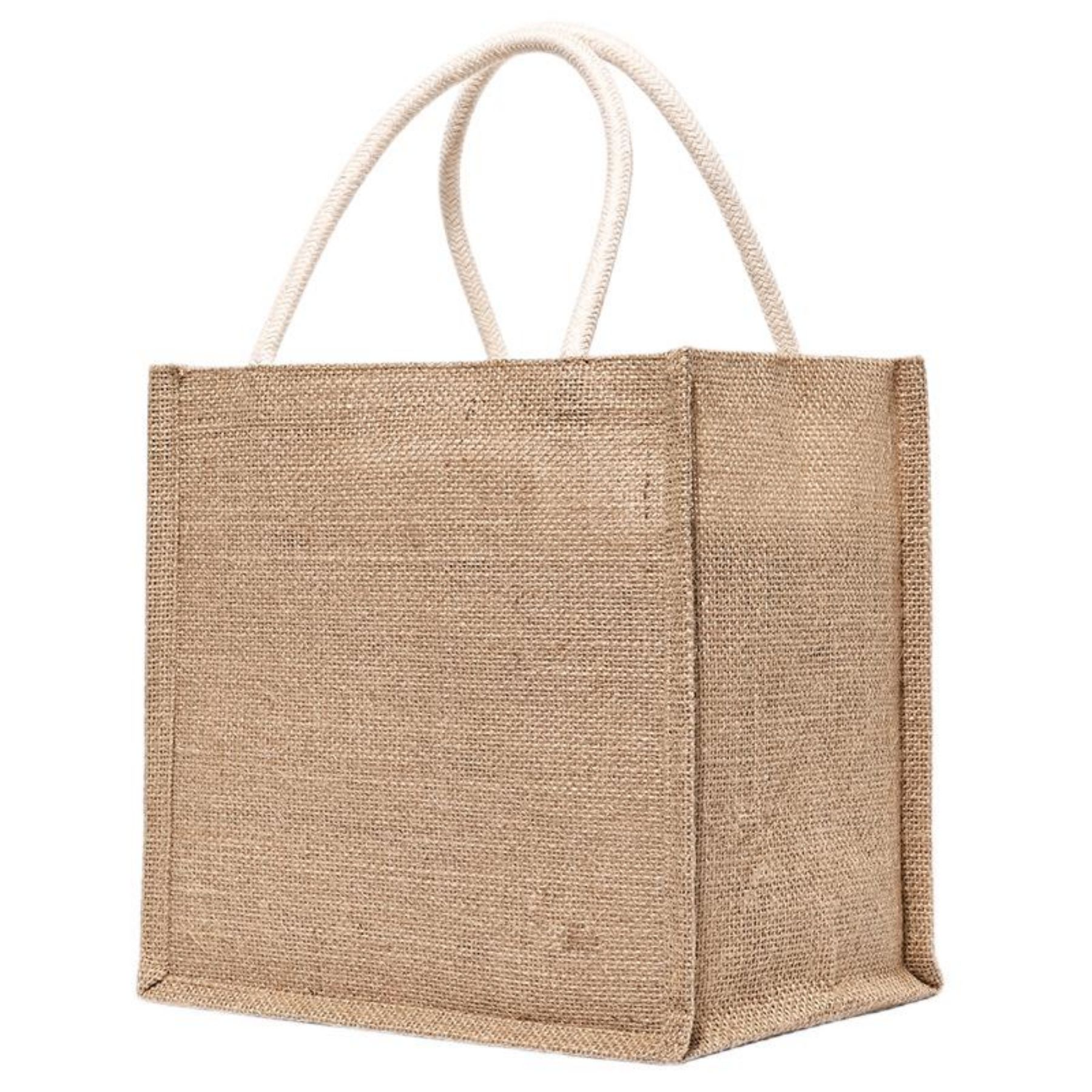 Custom Jute Tote Bags, custom tote bag with logo imprint 2