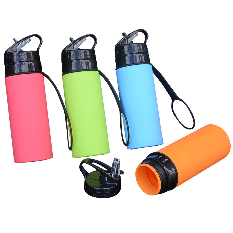 450ml Foldable Silicone Water Bottle 5
