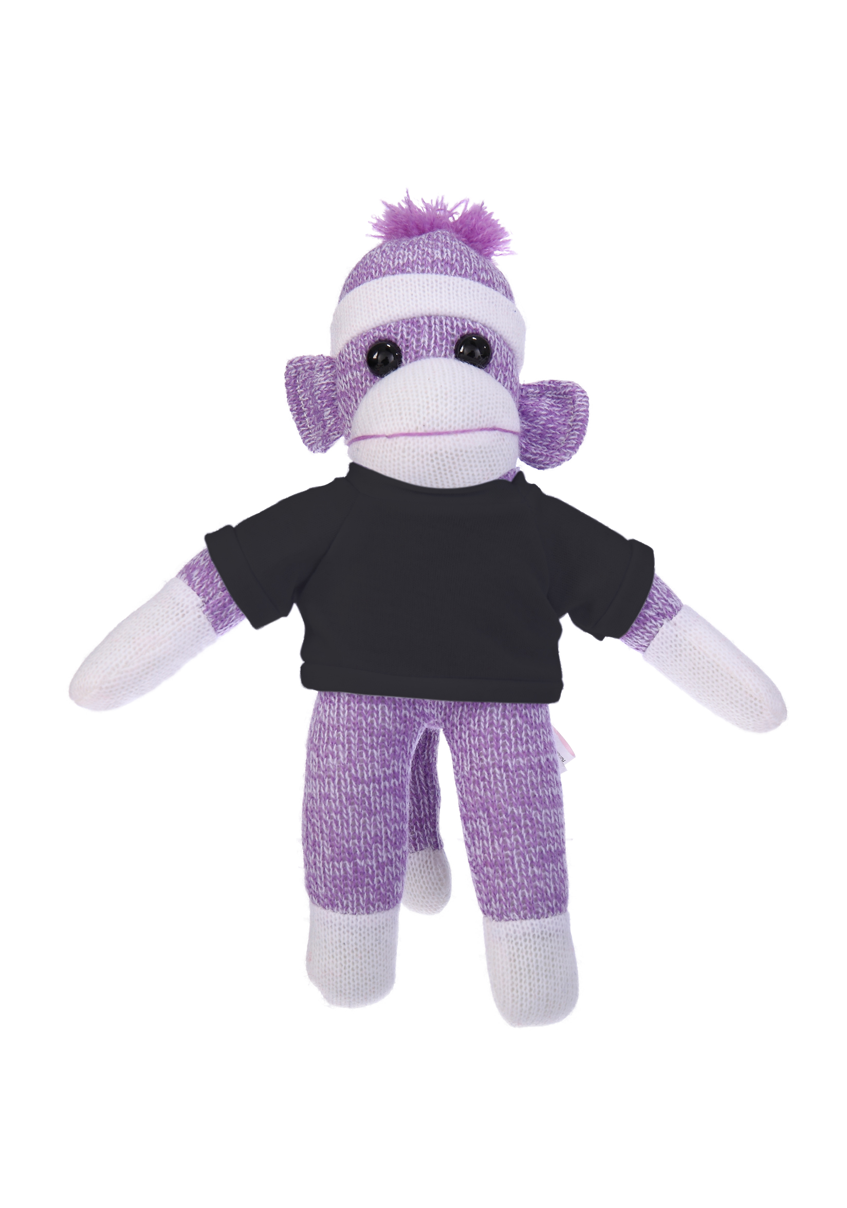 Plush Purple Sock Monkey with Tee 13