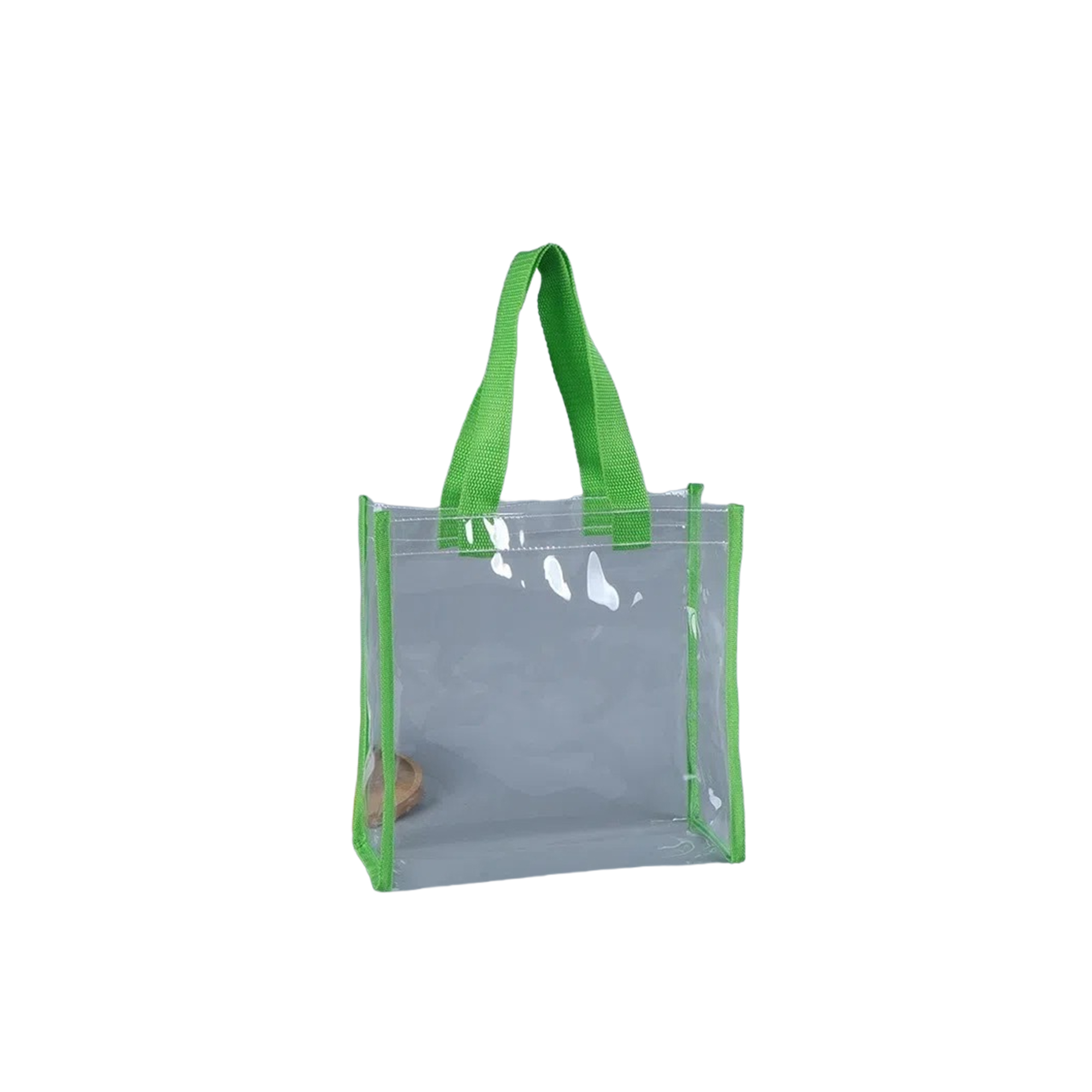 Transparent Polyvinyl Chloride Stadium Tote 11.9" x 11.9" x 6" 10