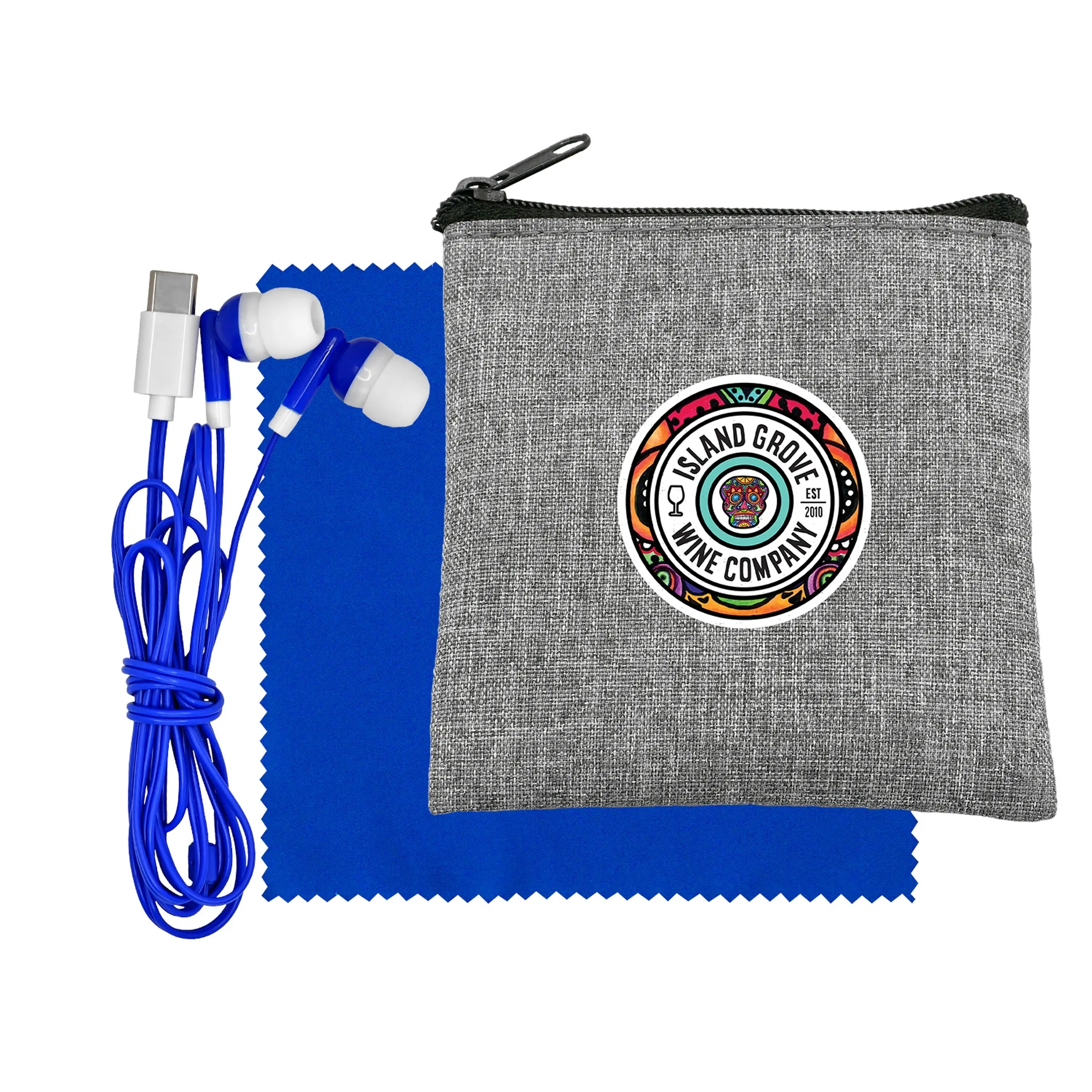 Recycled Cloth & Colorful Type C Ear Buds 5