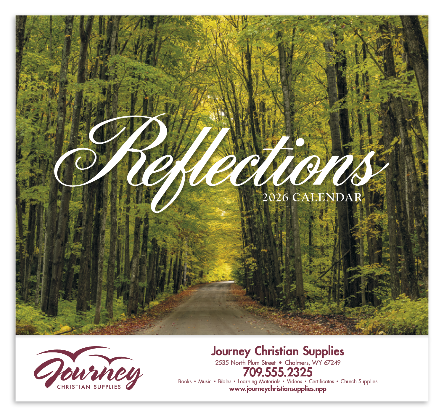 HotLine® Products Reflections (Non-Denominational) Appointment Calendar - Stapled 58