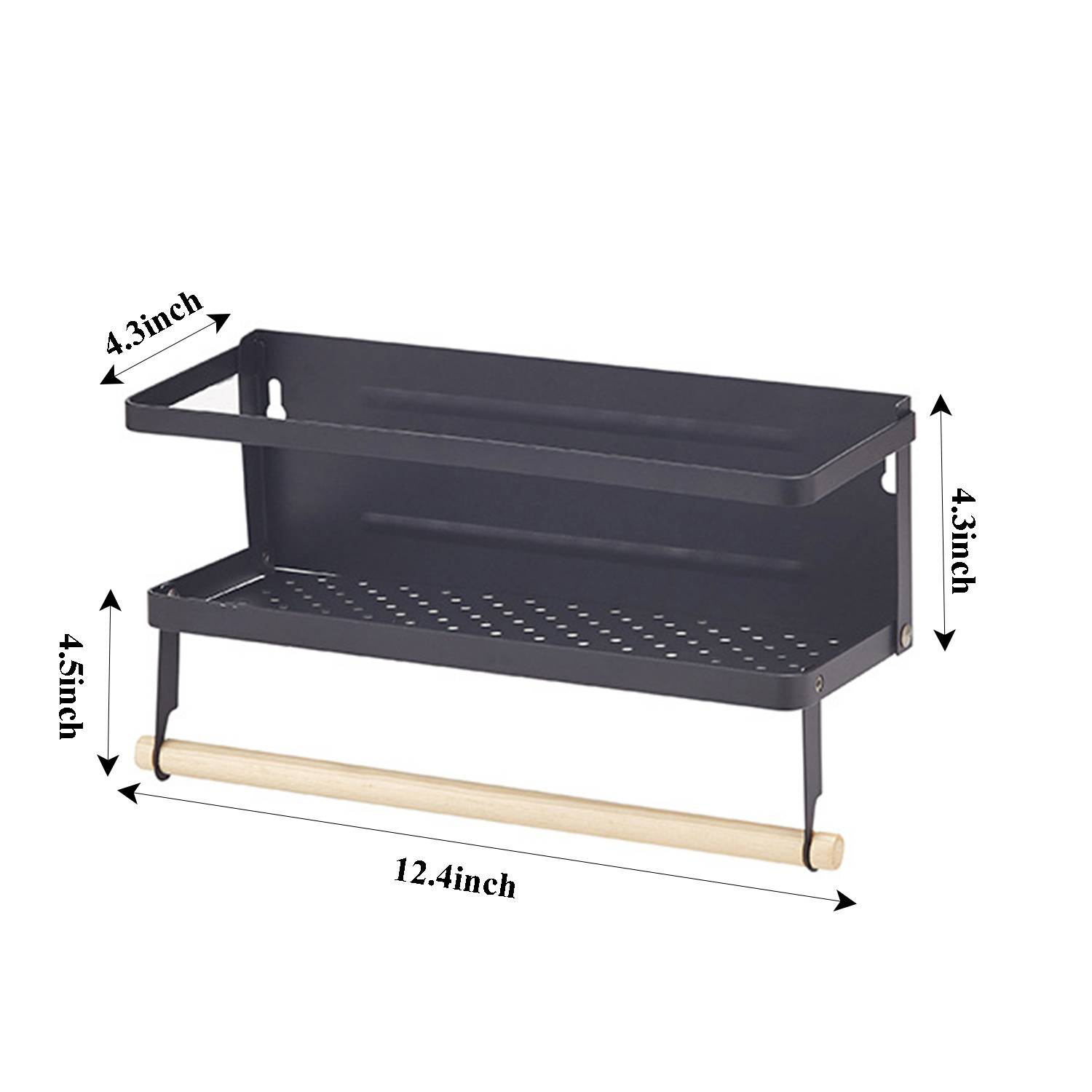 Magnetic wall mounted refrigerator Rack 3