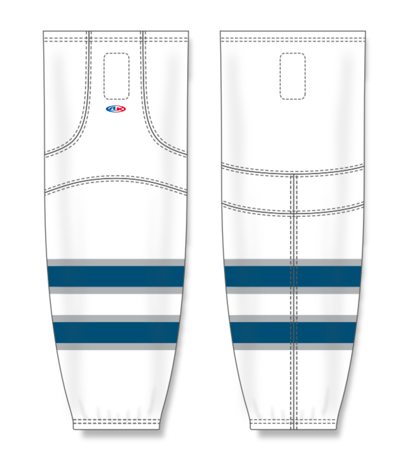 Cut & Sew Pro Hockey Socks HS2100-G46 5