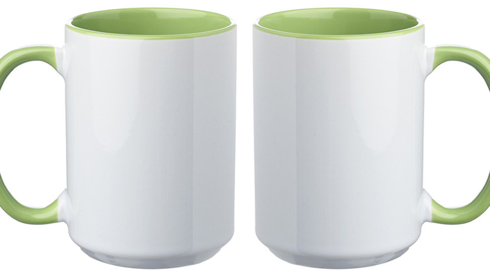 15 oz. Glossy Two-Tone Photo Full Color Sublimation Mug 7