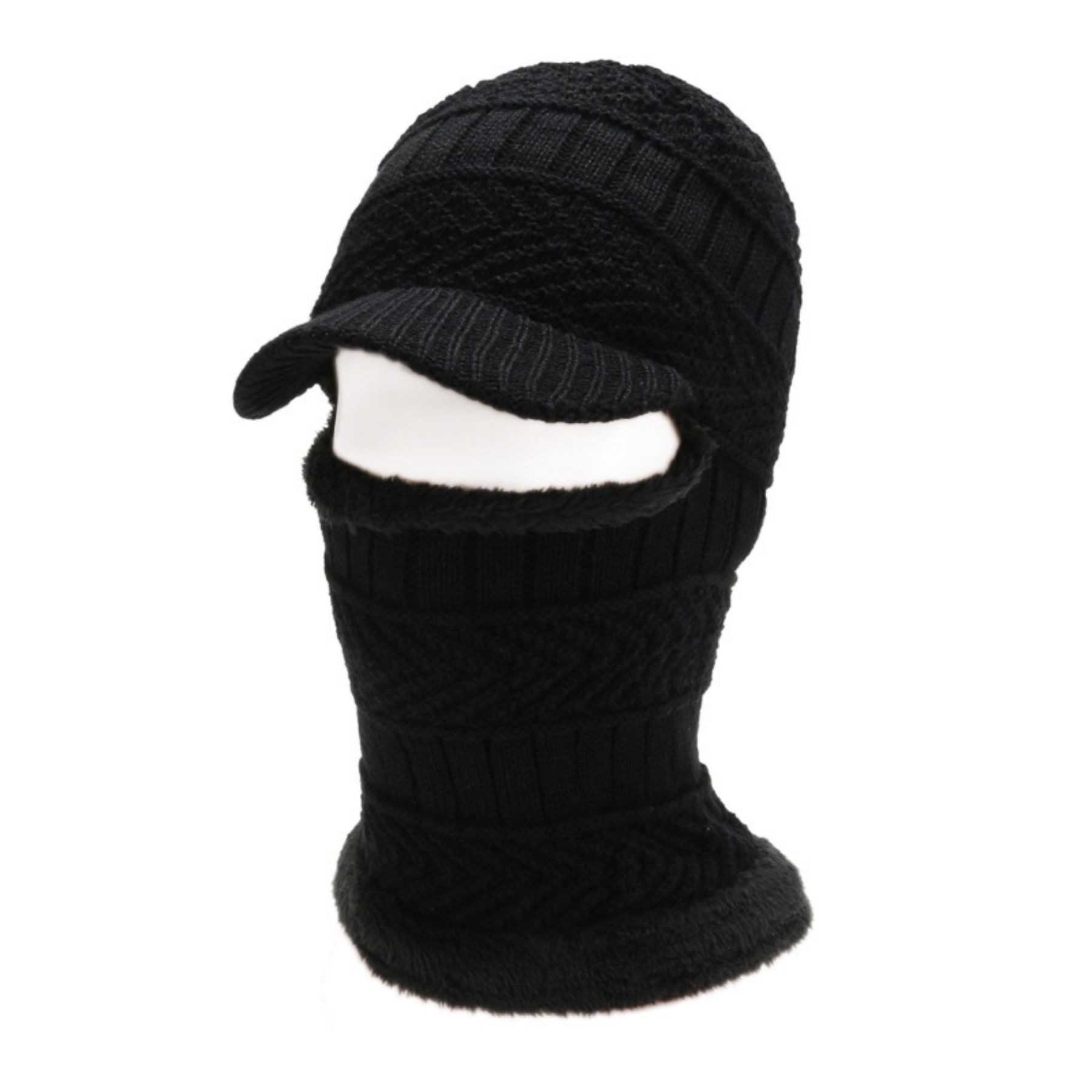 Winter Knitted Balaclava Beanie Warm Cycling Ski Hat 2