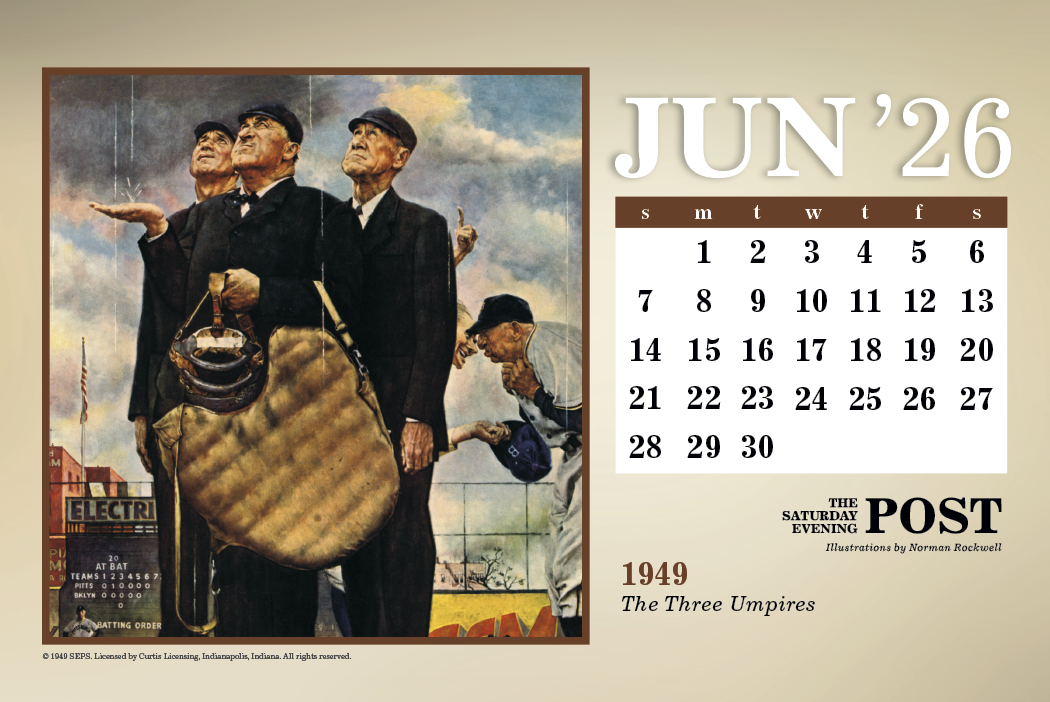 Triumph® Calendars The Saturday Evening Post Large Desk Calendar 33