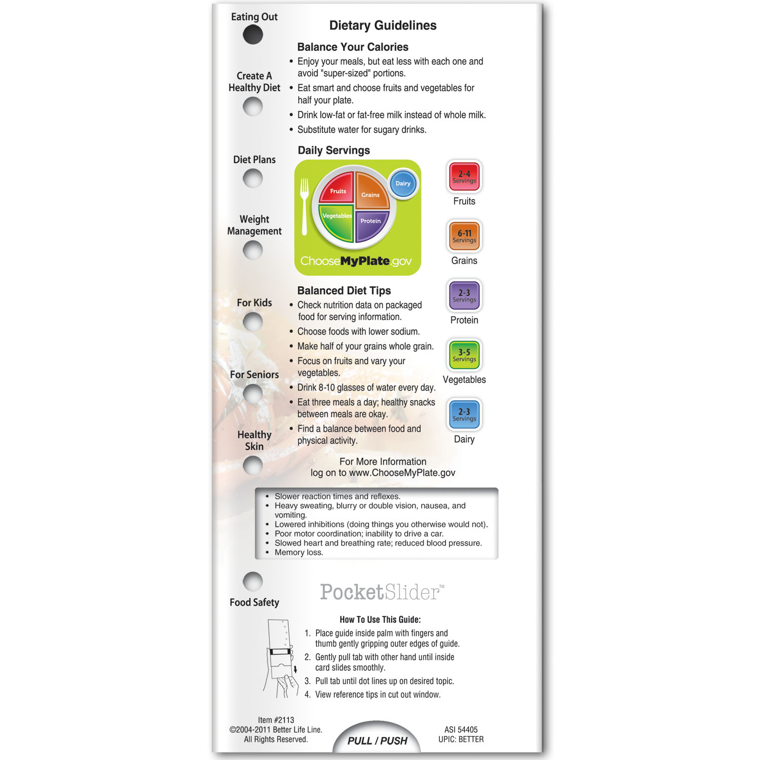 Pocket Slider - Good Nutrition 2