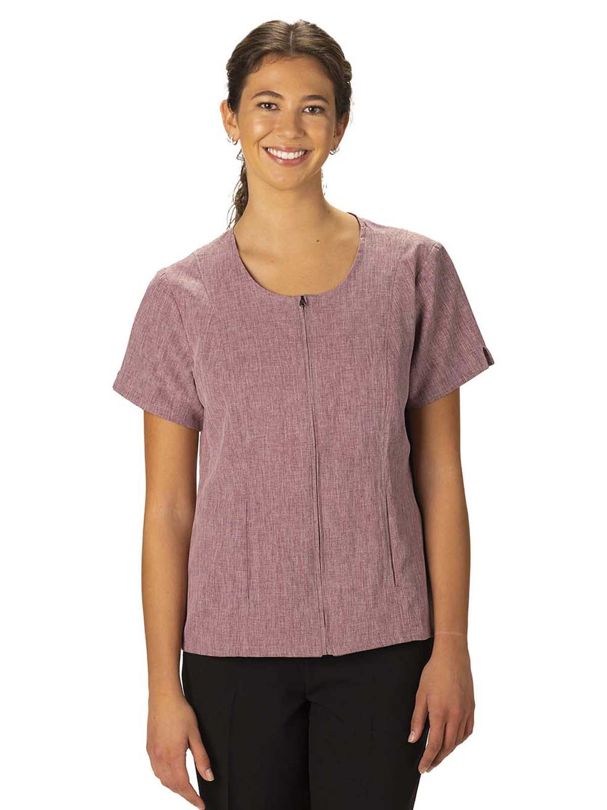 Edwards Industries - Women's Scoop Neck Full-Zip Tunic 12