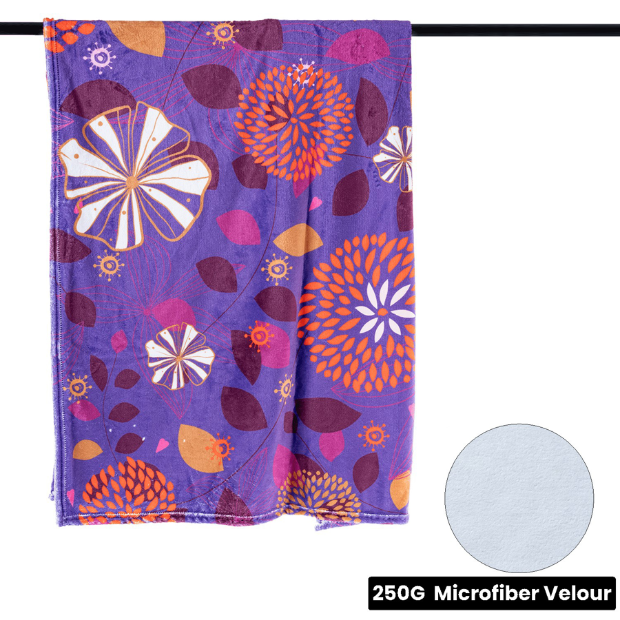 Microfiber Velour Beach Towel