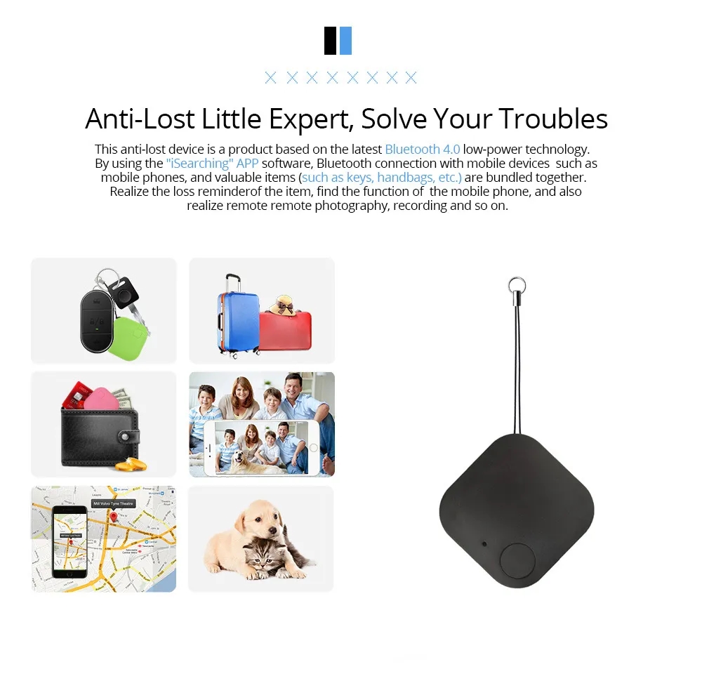 Key Finder Bluetooth Tracker 4