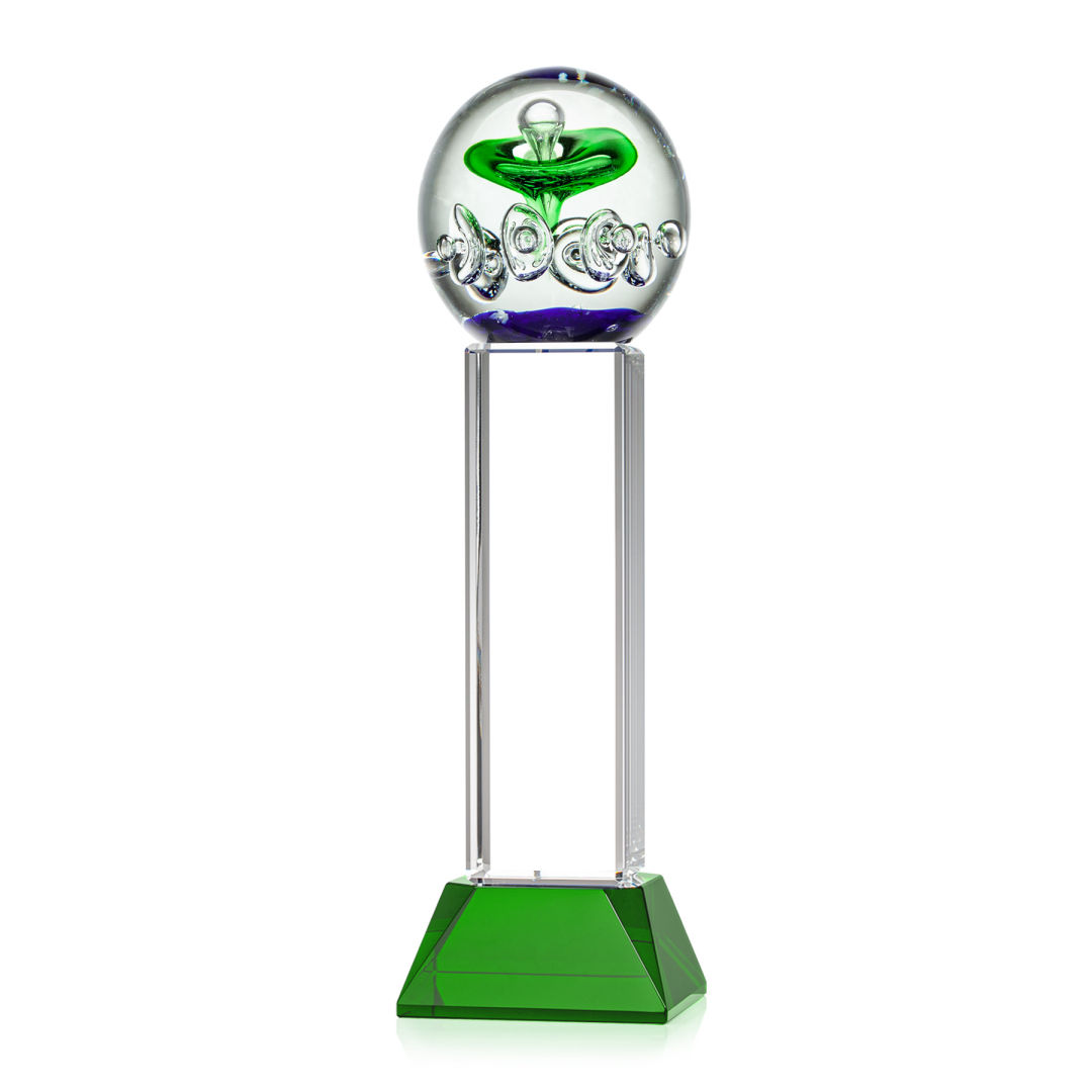 Aquarius Award on Stowe Base - Green 7