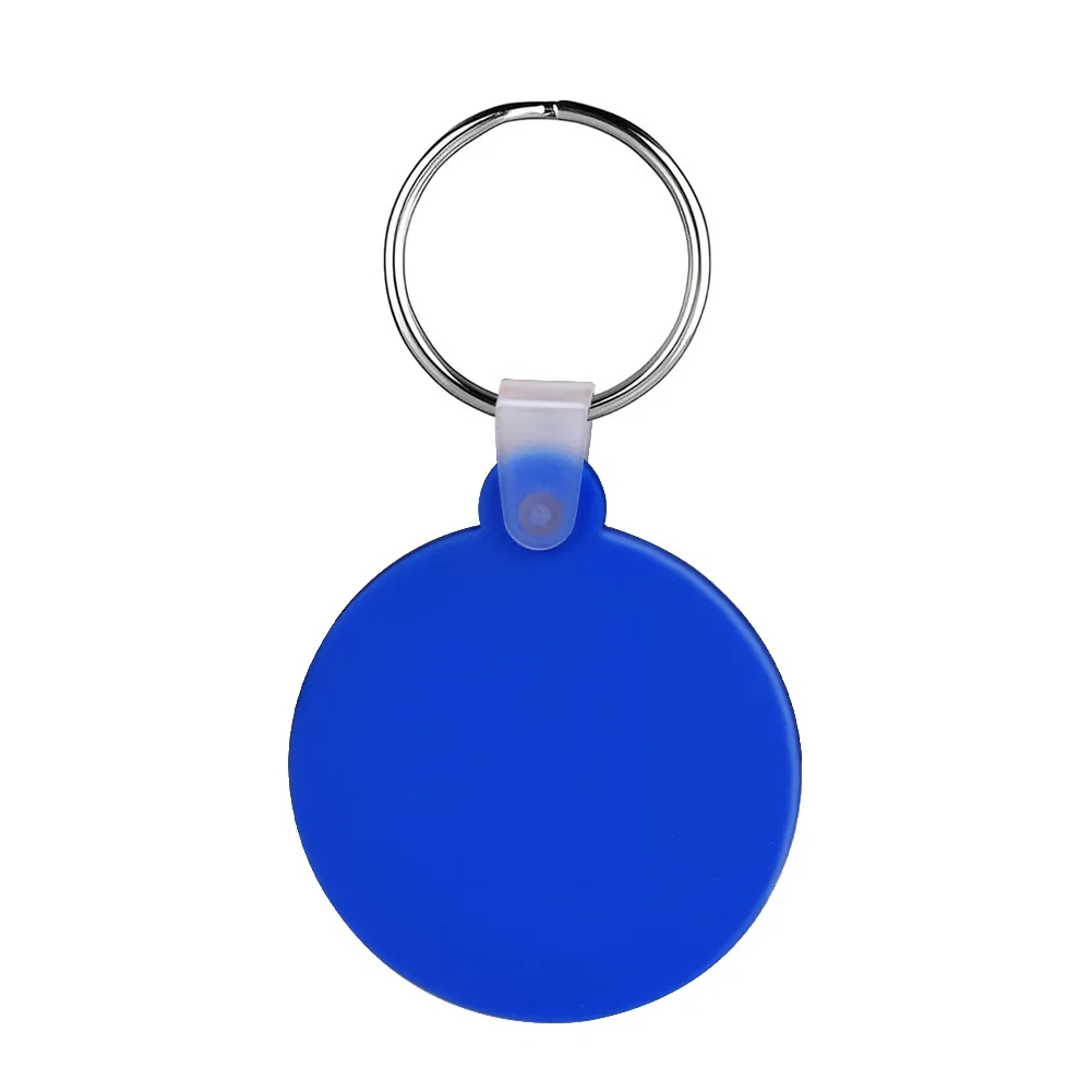 Round Shaped Silicone Keychain 13