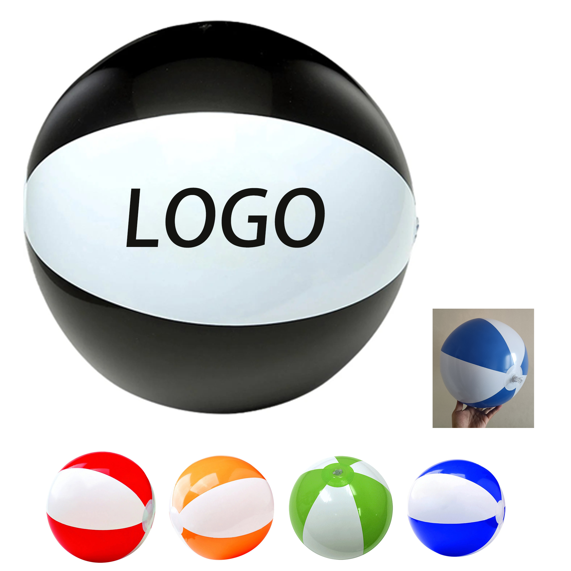 16" PVC Beach Ball MOQ 100pcs