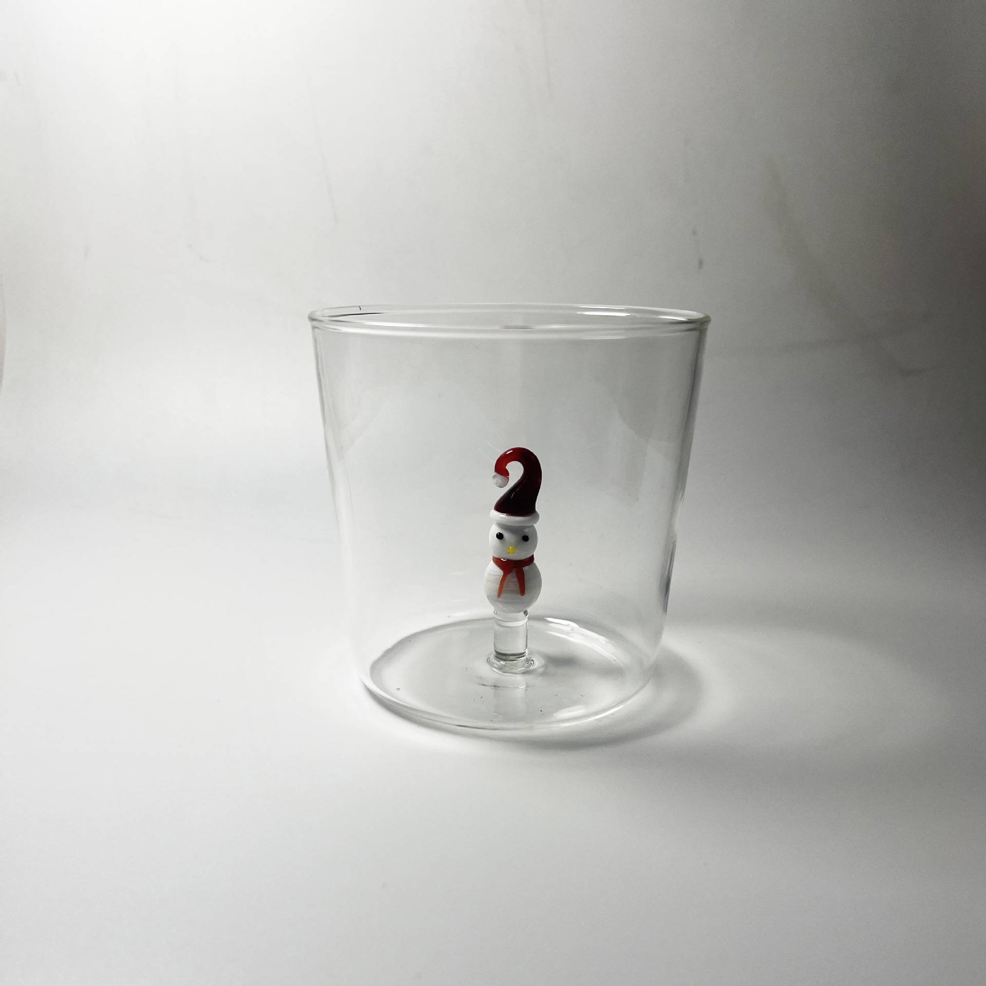 Cute Christmas Decorative Glass Cup 4