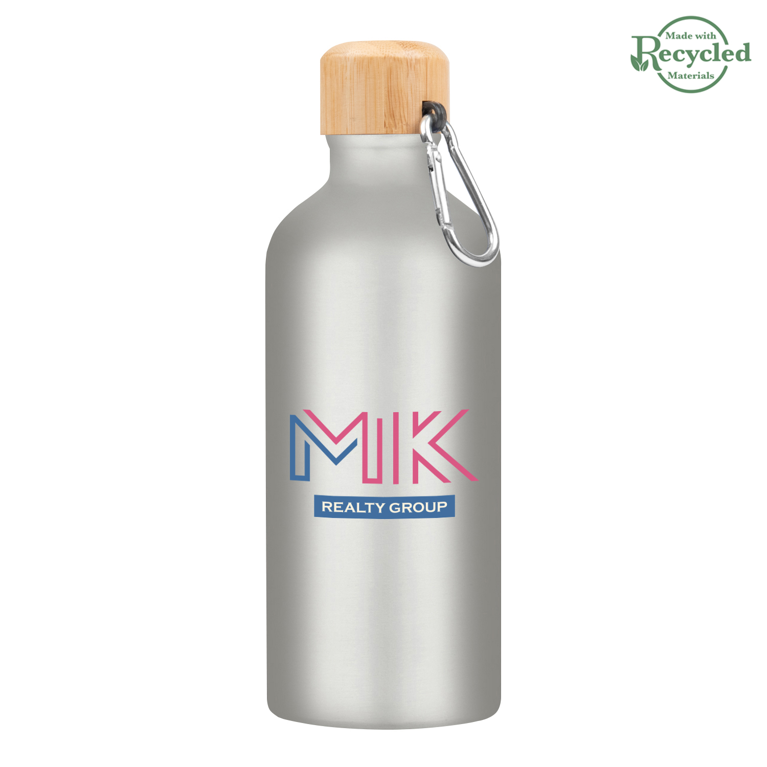 20 Oz. Aluminum Tundra Bike Bottle With Bamboo Lid 11