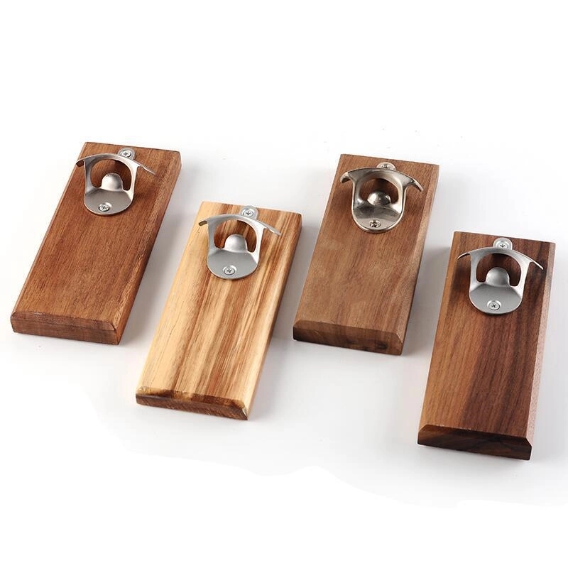Wooden Wall-Mounted Bottle Opener 5