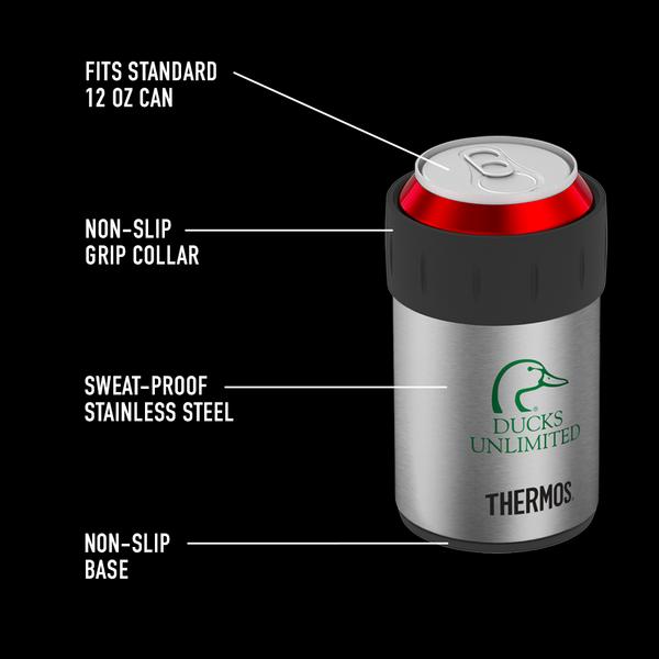 12 oz. Thermos® Double Wall Stainless Steel Can Insulator 31