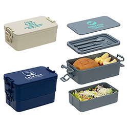 Canteen Stackable Lunch Box With Utensils 6