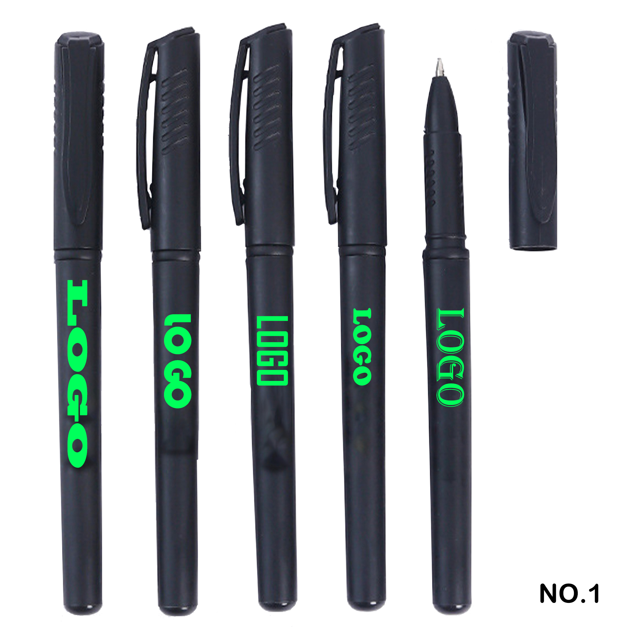 Frosted Matte Black Gel Pen 1