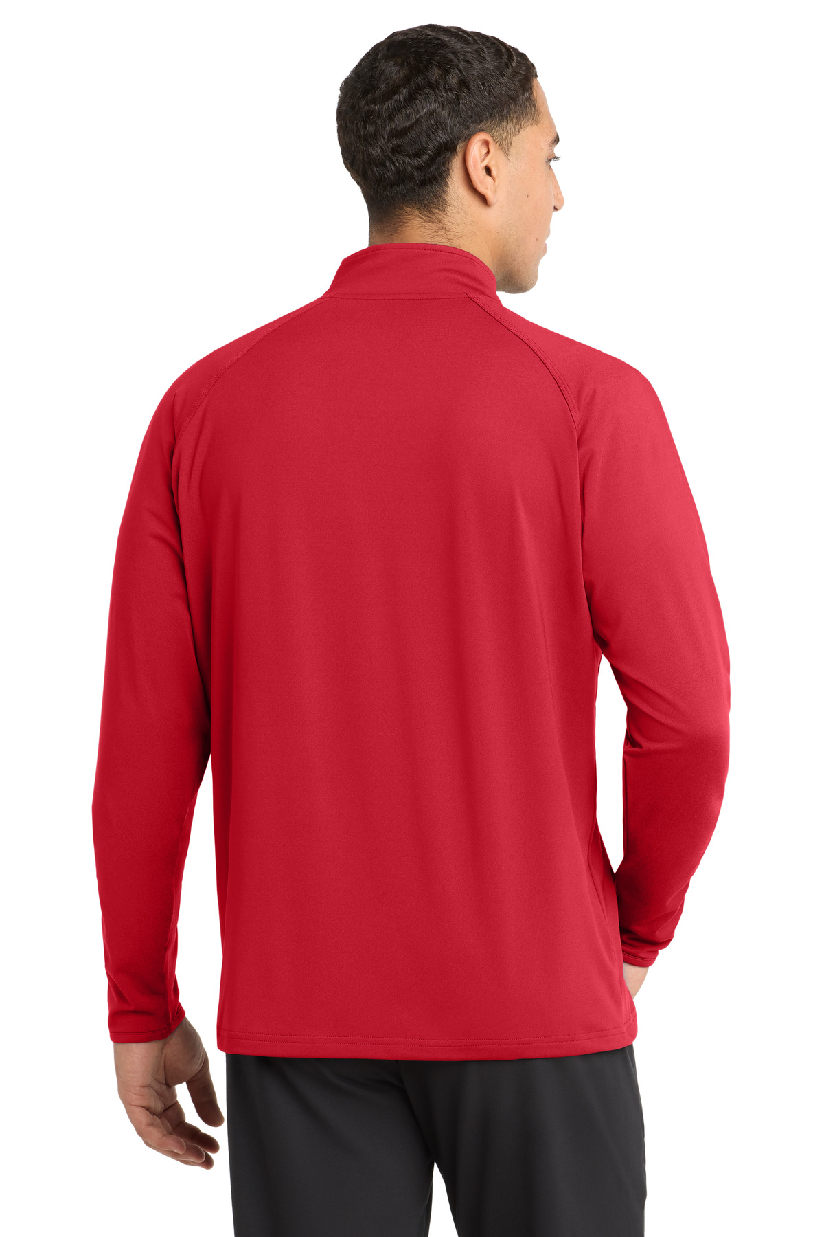 Sport-Tek Tall Sport-Wick Stretch 1/4-Zip Pullover. TST850 51