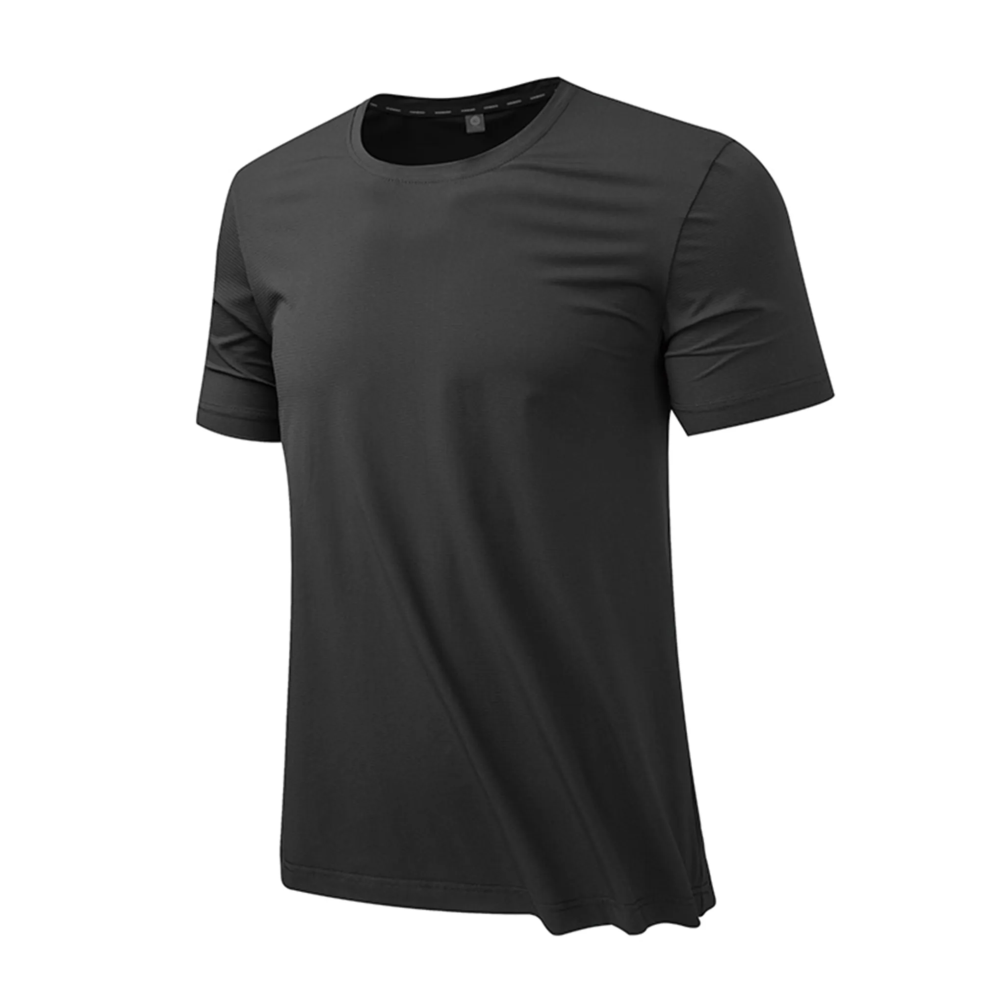 Ice Silk Breathable Round Neck Sweat-Absorbing T-Shirt 8