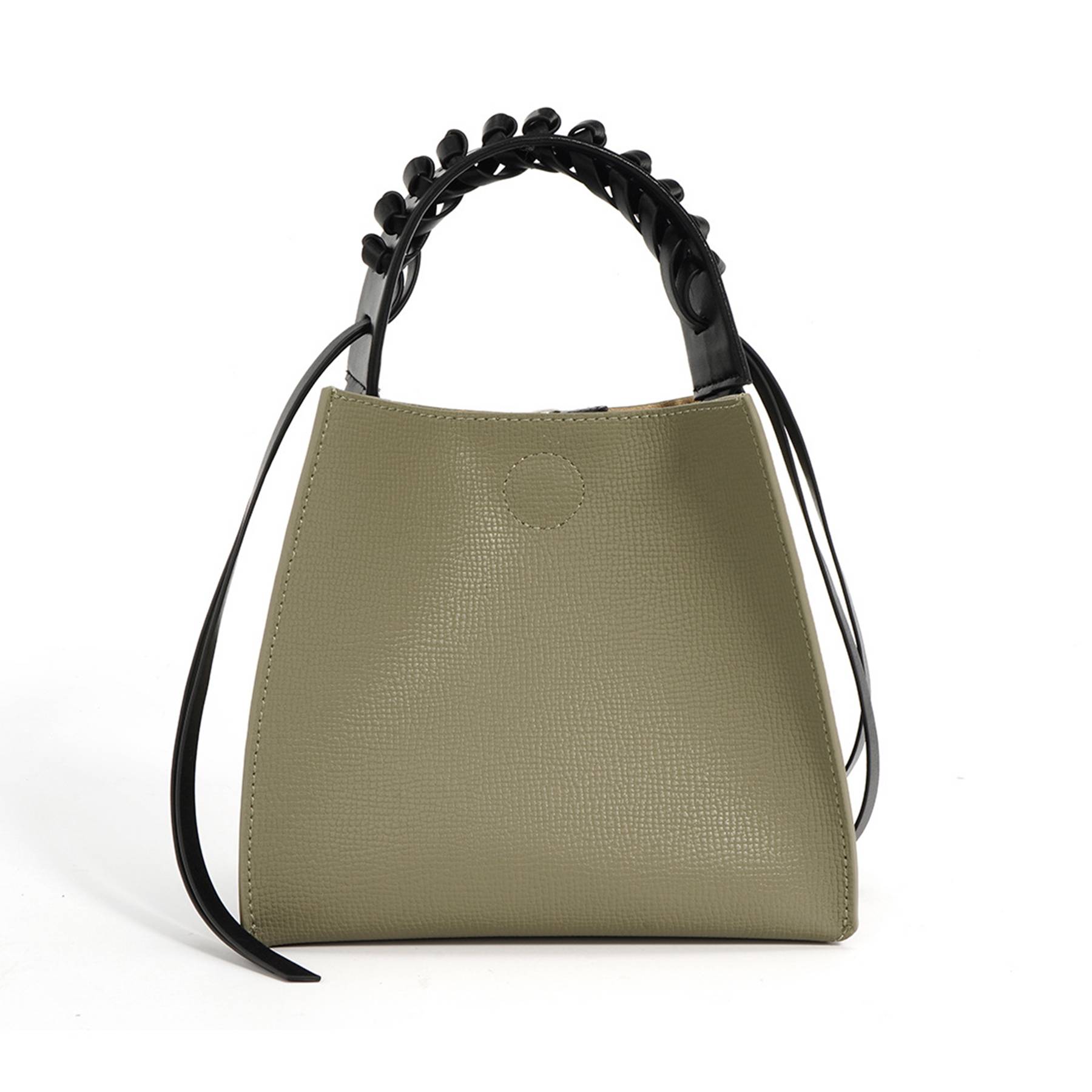 Genuine Leather Vintage hand-held cross-body tote bag 5