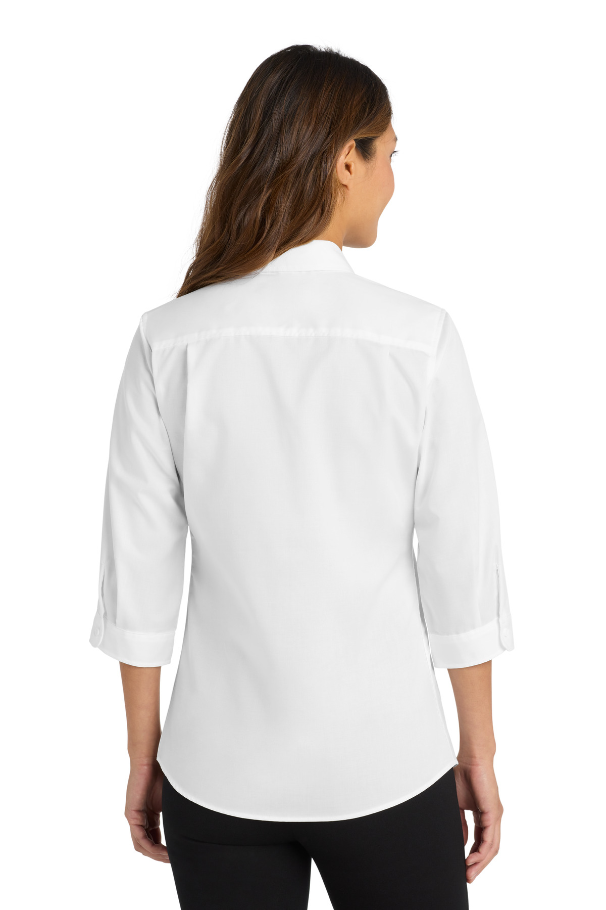 Port Authority Women's 3/4-Sleeve SuperPro Twill Shirt. L665 25