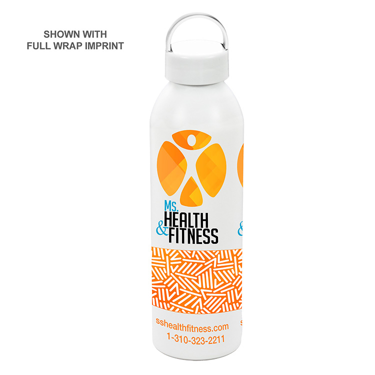 "GRAMBLER" 22 OZ Recycled Aluminum Bottle With Carry Lid 10
