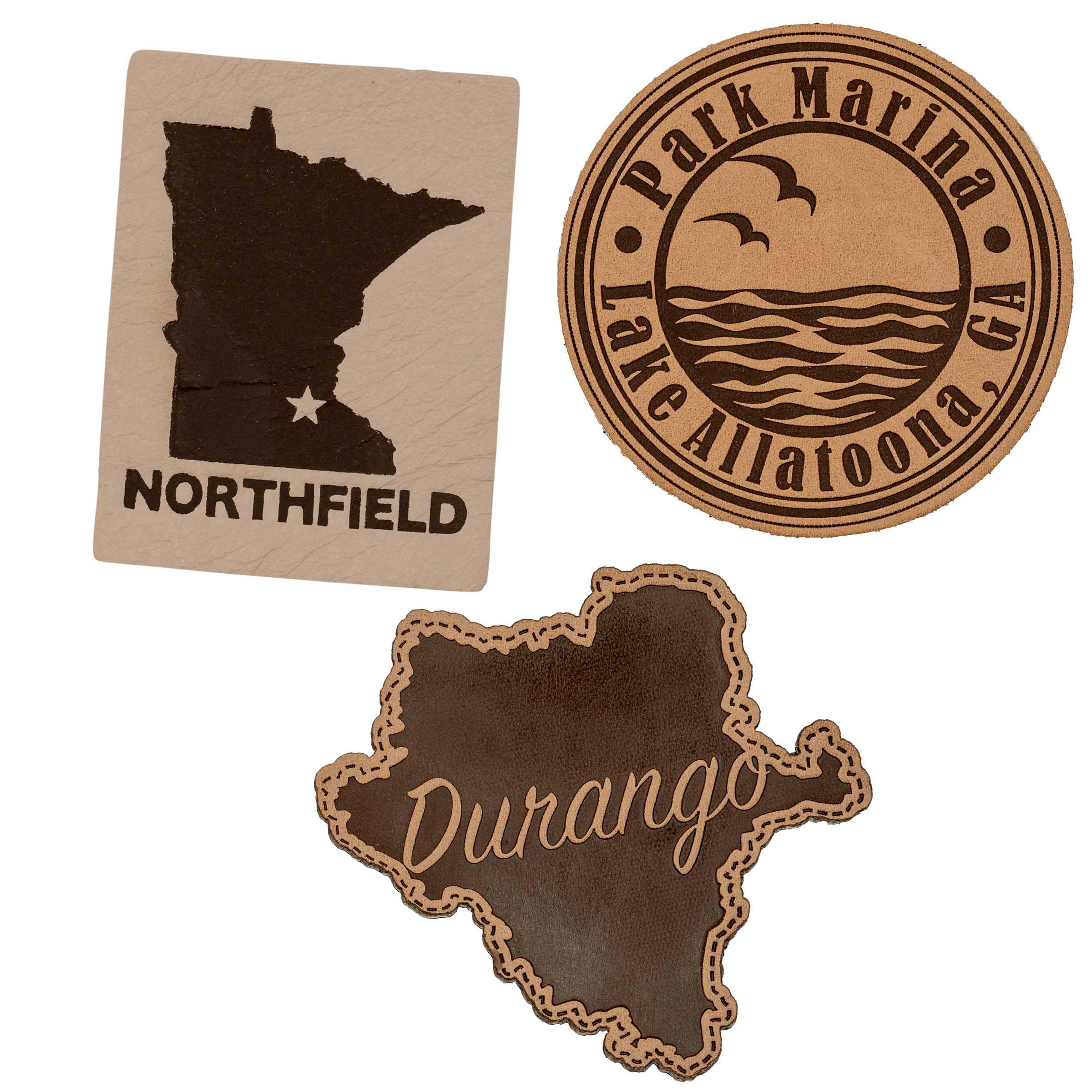 Faux Leather Patches