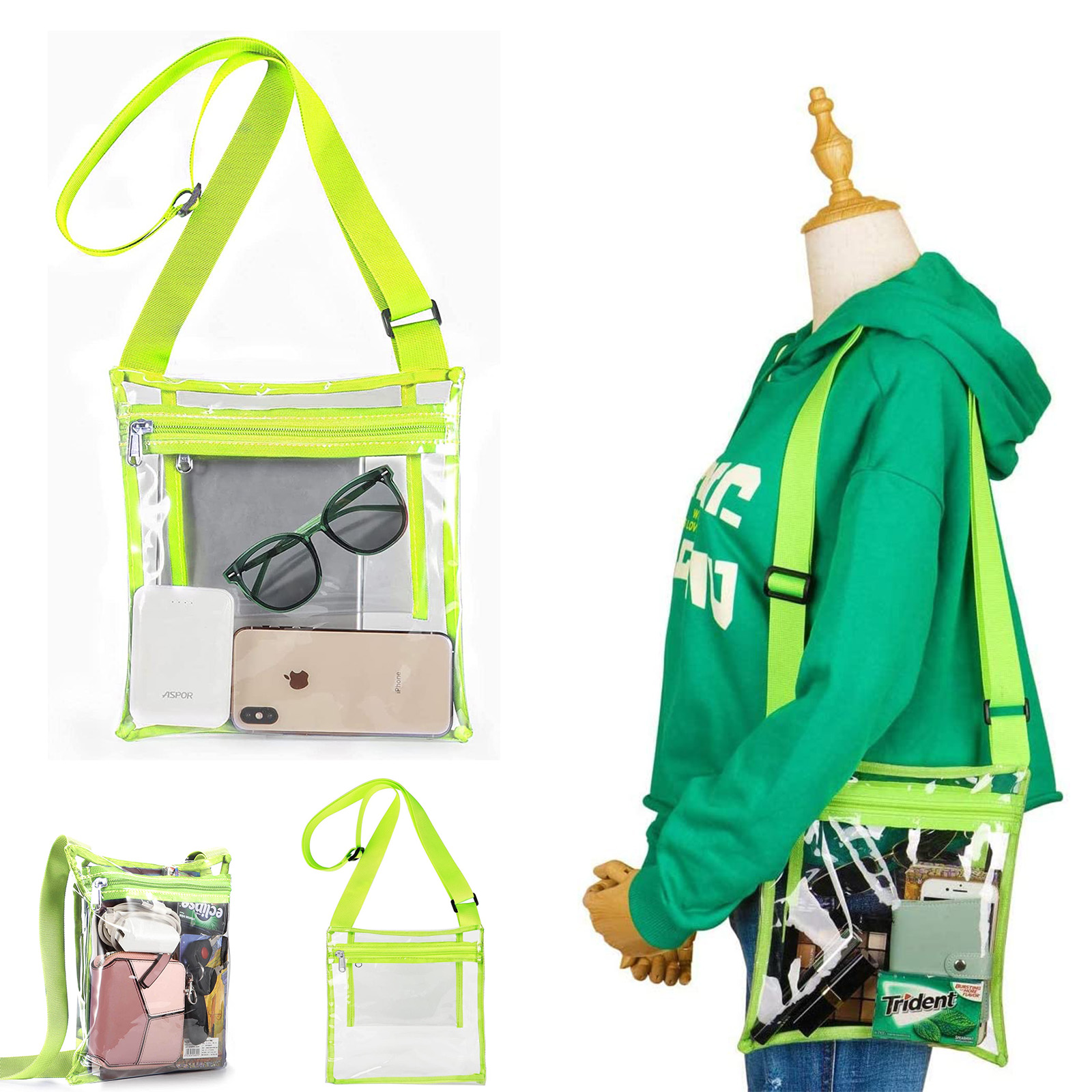 Clear Crossbody Purse Bag 2
