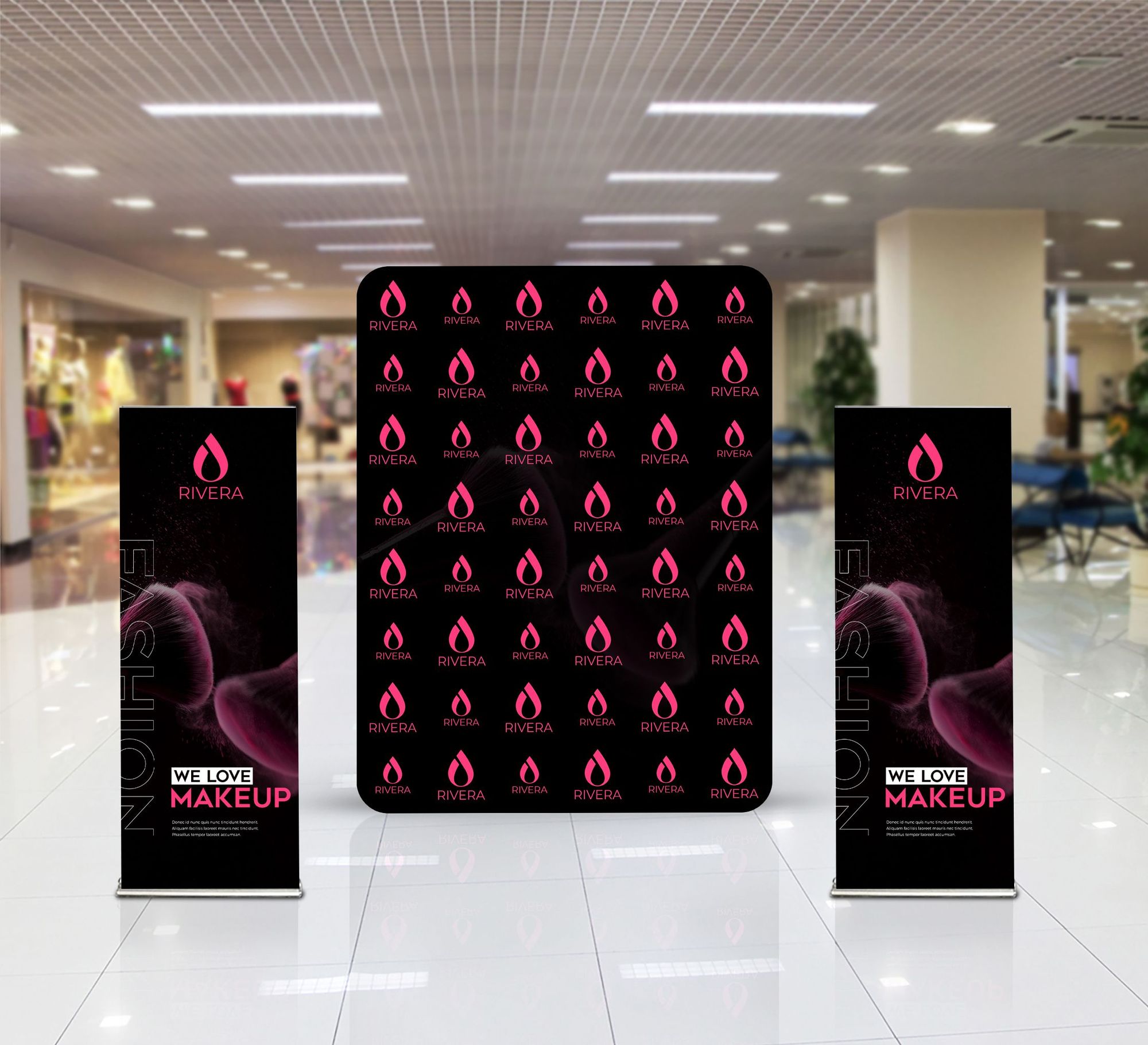 Step & Repeat Wall Box Display Package 8