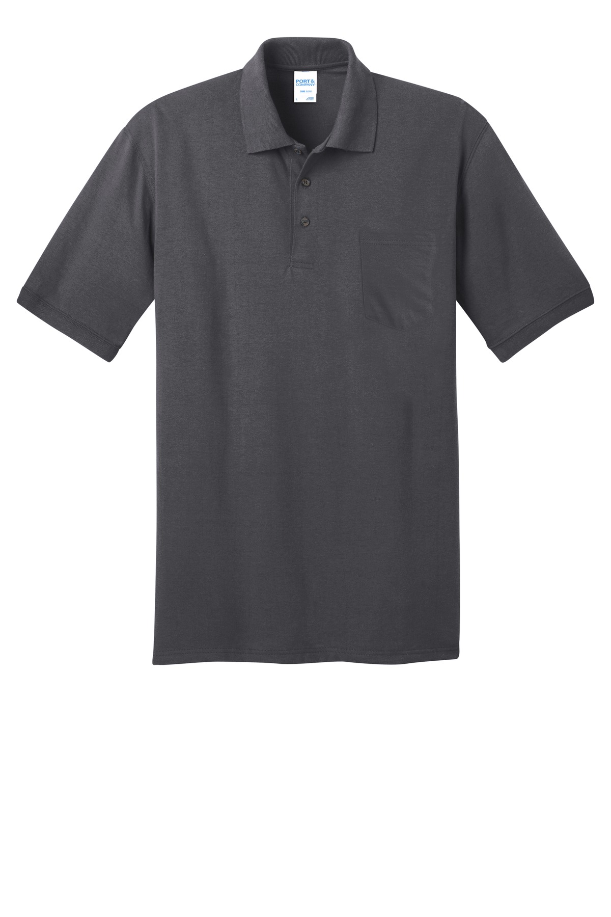 Port & Co Core Blend Jersey Knit Pocket Polo. KP55P 58