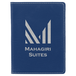 4 1/4" X 5 1/2" Laserable Leatherette Passport Holder 3