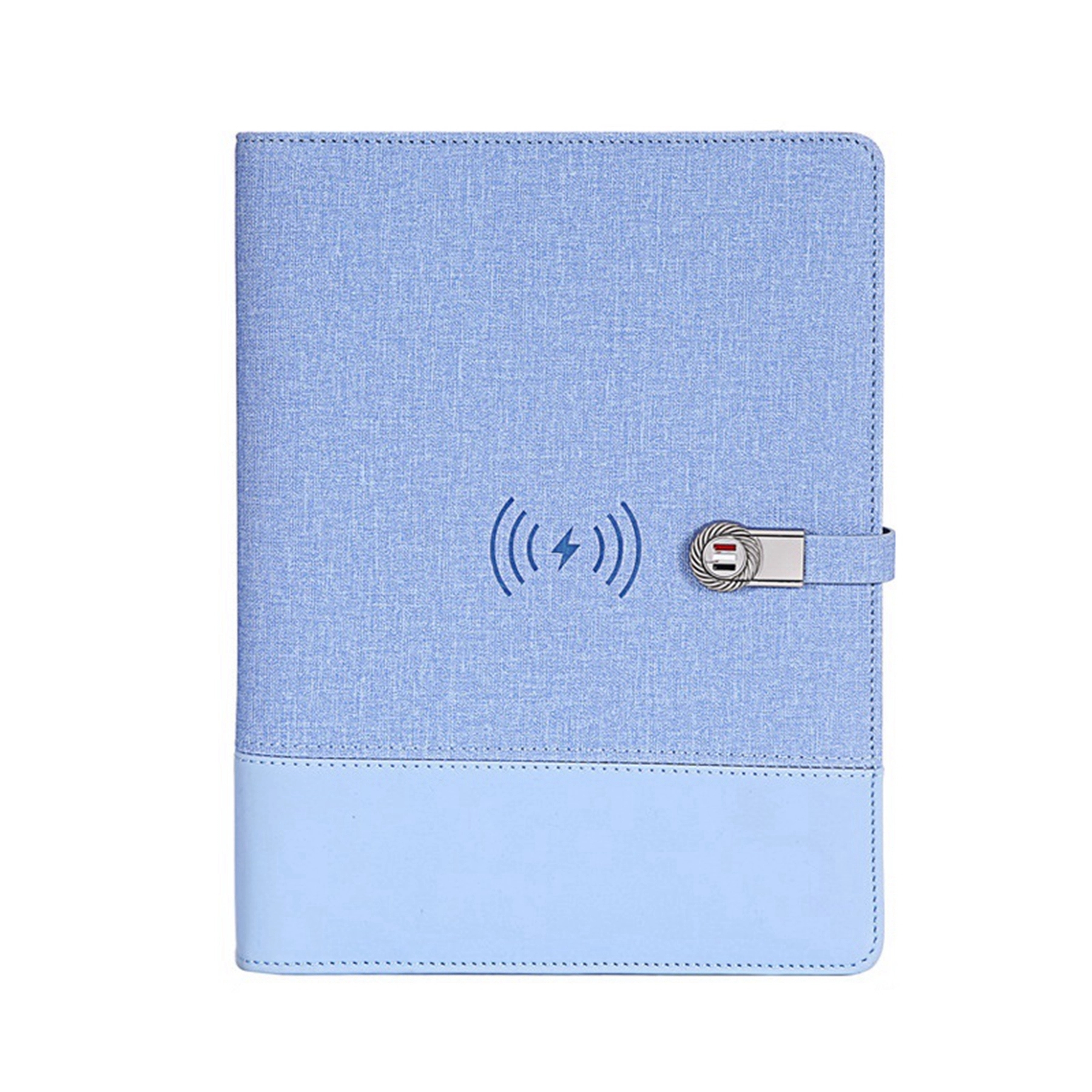A5 Notebook with 8000 mAh Power Bank and Wireless Charger 9