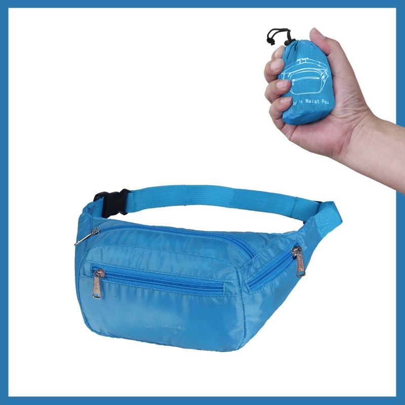 Nylon Portable Fanny Pack With Pouch 3