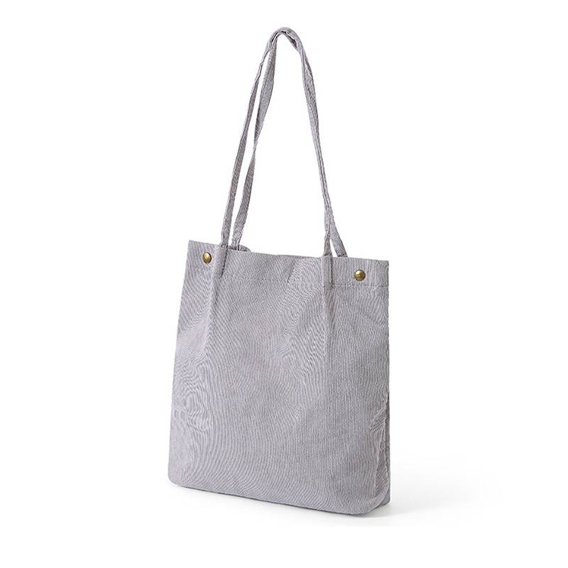 Portable Corduroy Tote Bag 6