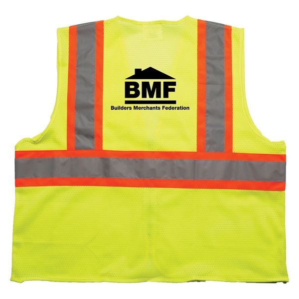 ANSI 2 Tri Color Safety Vest 8