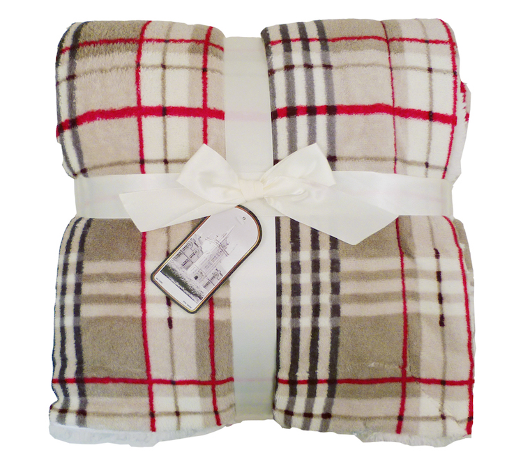 Lambswool Microsherpa Plaid Throw 2