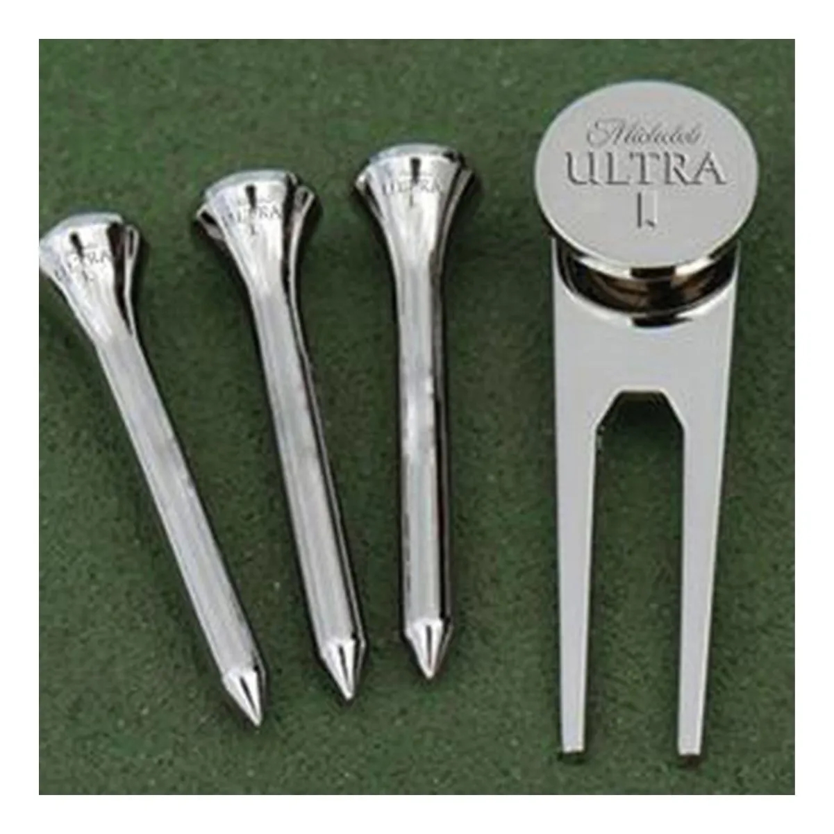42mm Zinc Alloy Golf Tee Electroplated Durable 6