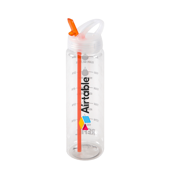 Water Bottle with Flip Up Spout & Hydration Mark  - 32 Oz. 27