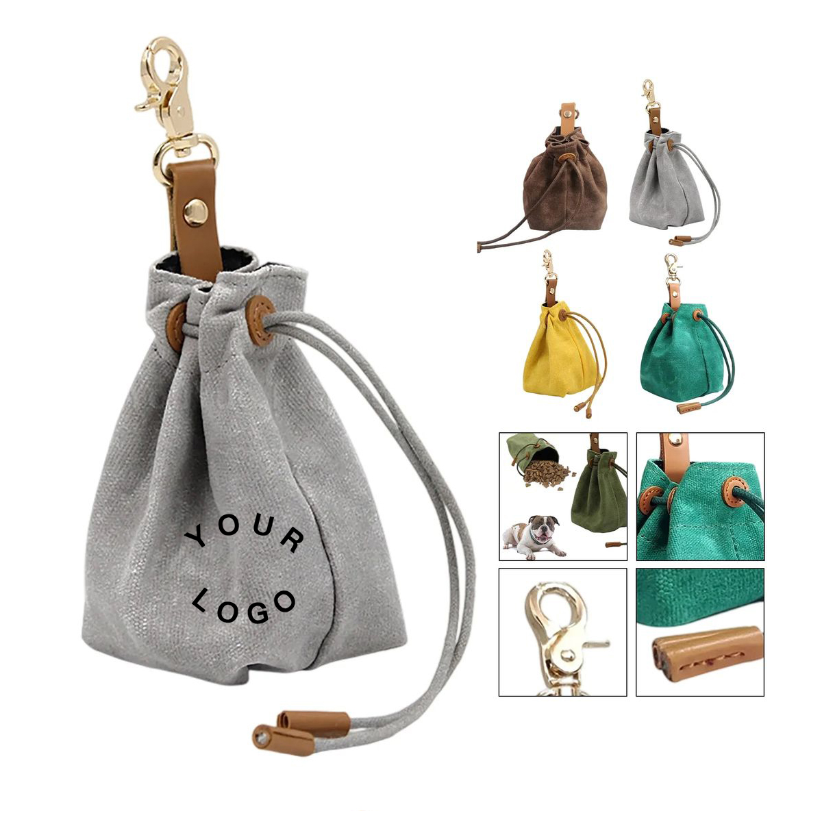 Dog Treat Bag with Clip for Outdoor Walks 10