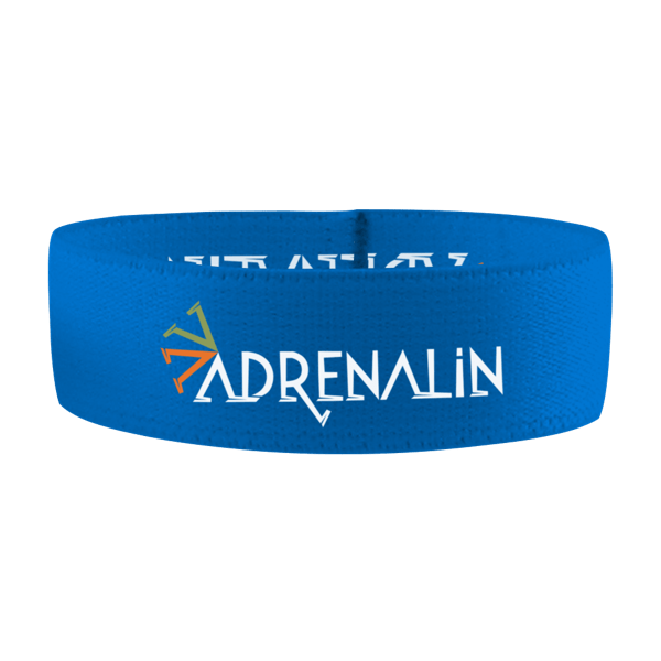 3/4" wide x 7" long Dye-Sublimated Stretchy Elastic Bracelet 1