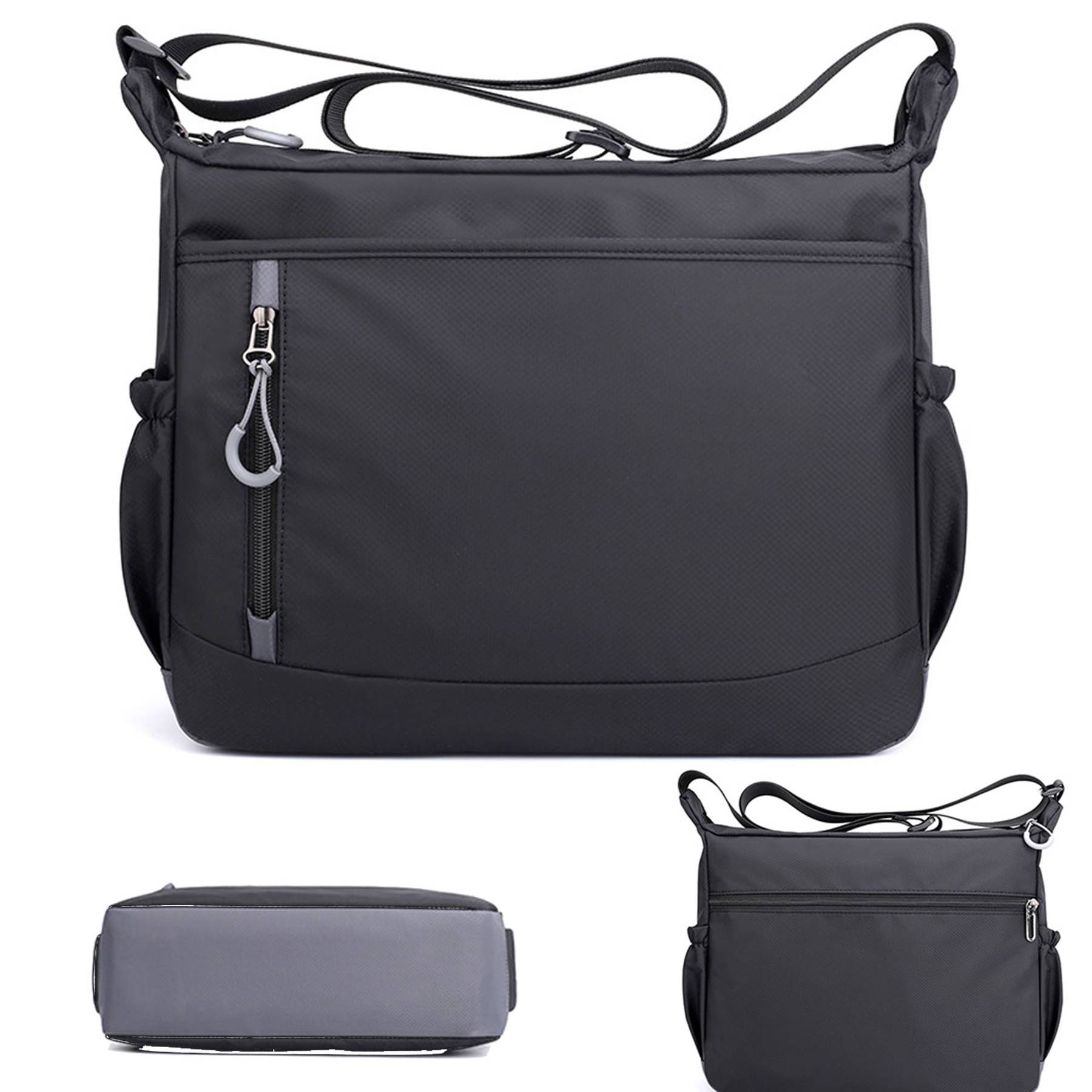 Nylon Multicolor High Capacity Crossbody Bag 1