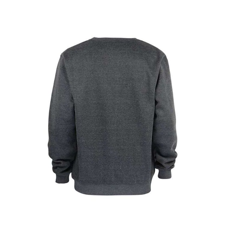 Men's Fleece Crew Neck Sweatshirts - Size Medium Dark Gray, custom hoodie or sweatshirt with logo imprint 2