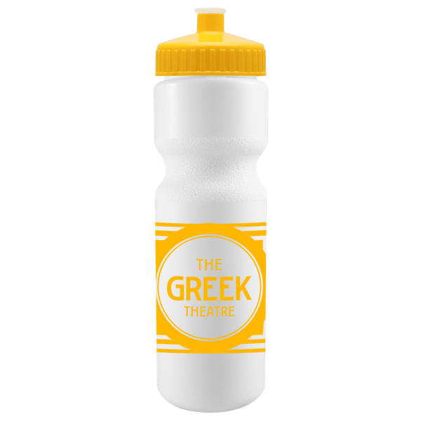 Cyclo-Cross 28oz Bike Bottle - White w/Push-Pull Lid 57