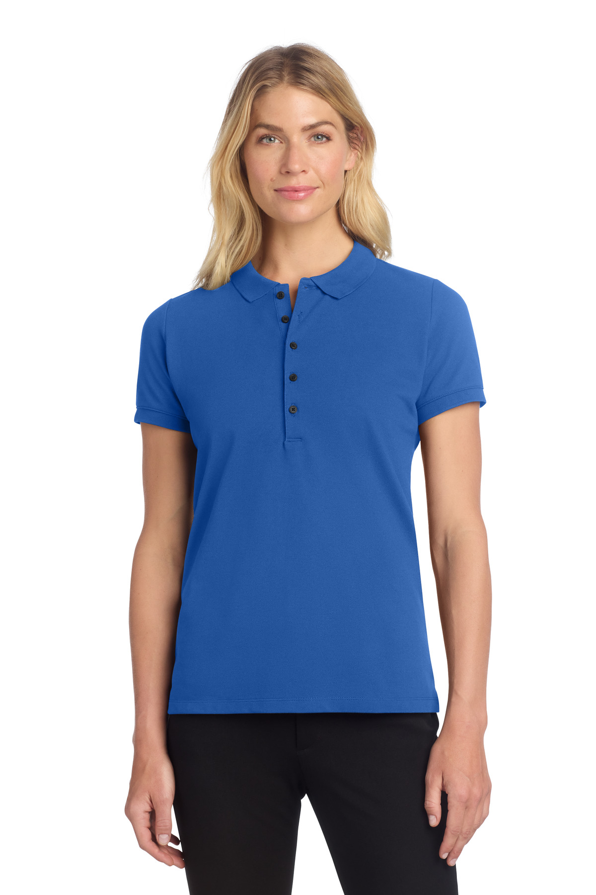 Mercer+Mettle Women's Stretch Heavyweight Pique Polo MM1001 91