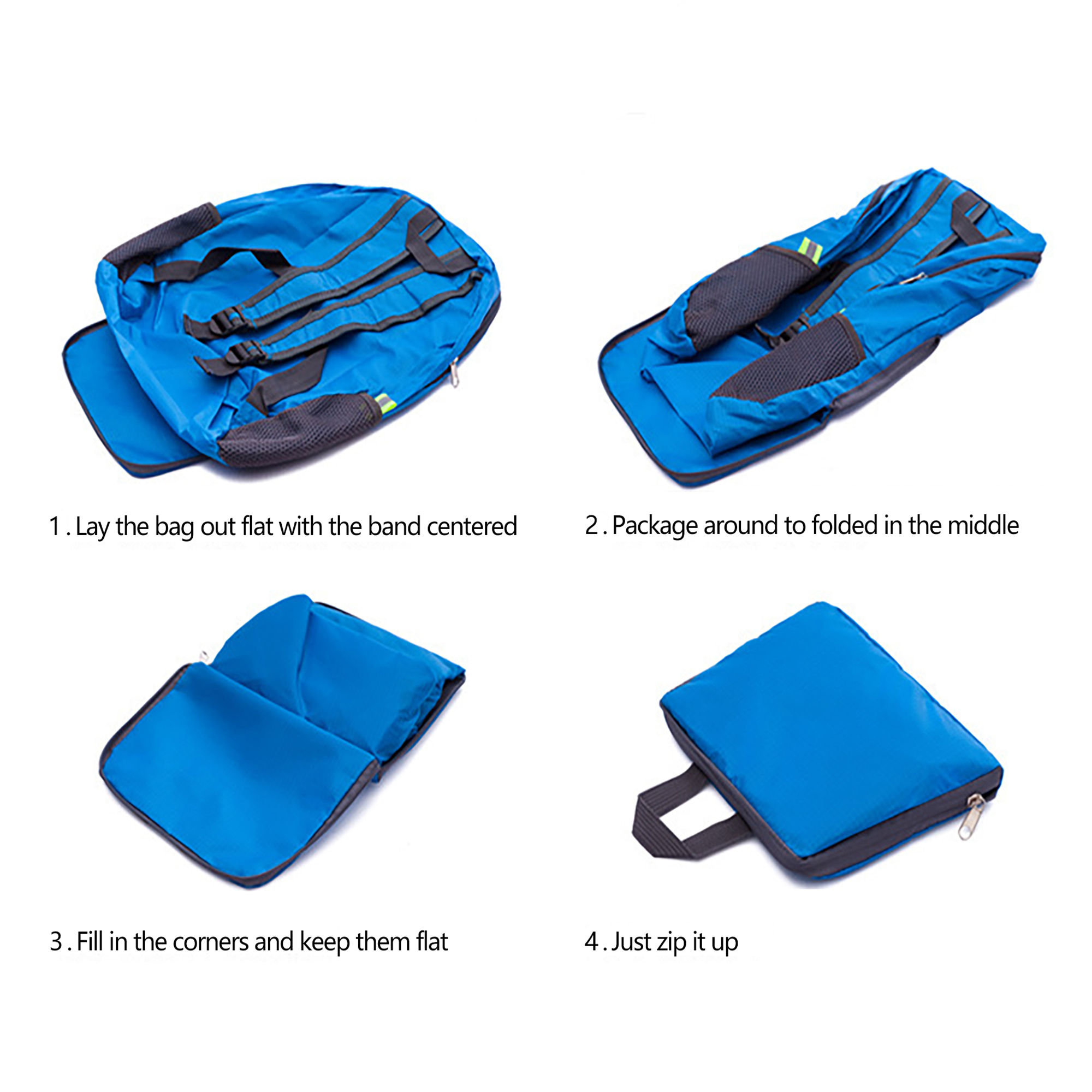 Versatile Travel-Friendly Folding Backpack 9